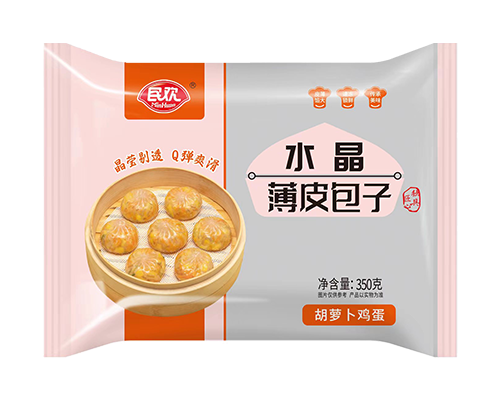 水晶薄皮包子 胡萝卜鸡蛋