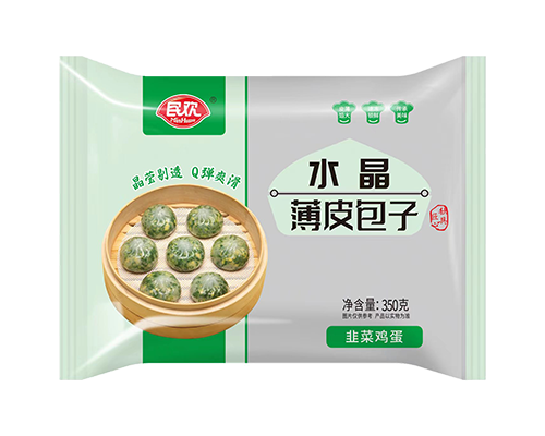 水晶薄皮包子 韭菜鸡蛋