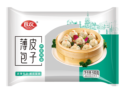 薄皮包子 荠菜鸡蛋