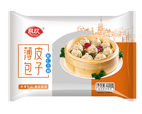 薄皮包子 三鲜虾仁